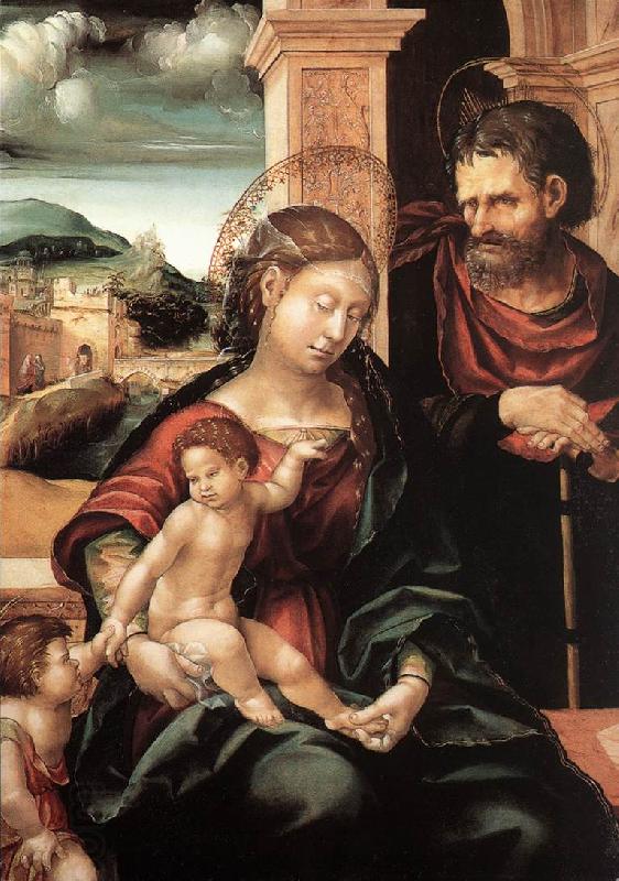 BURGKMAIR, Hans Holy Family with the Child St John ds China oil painting art